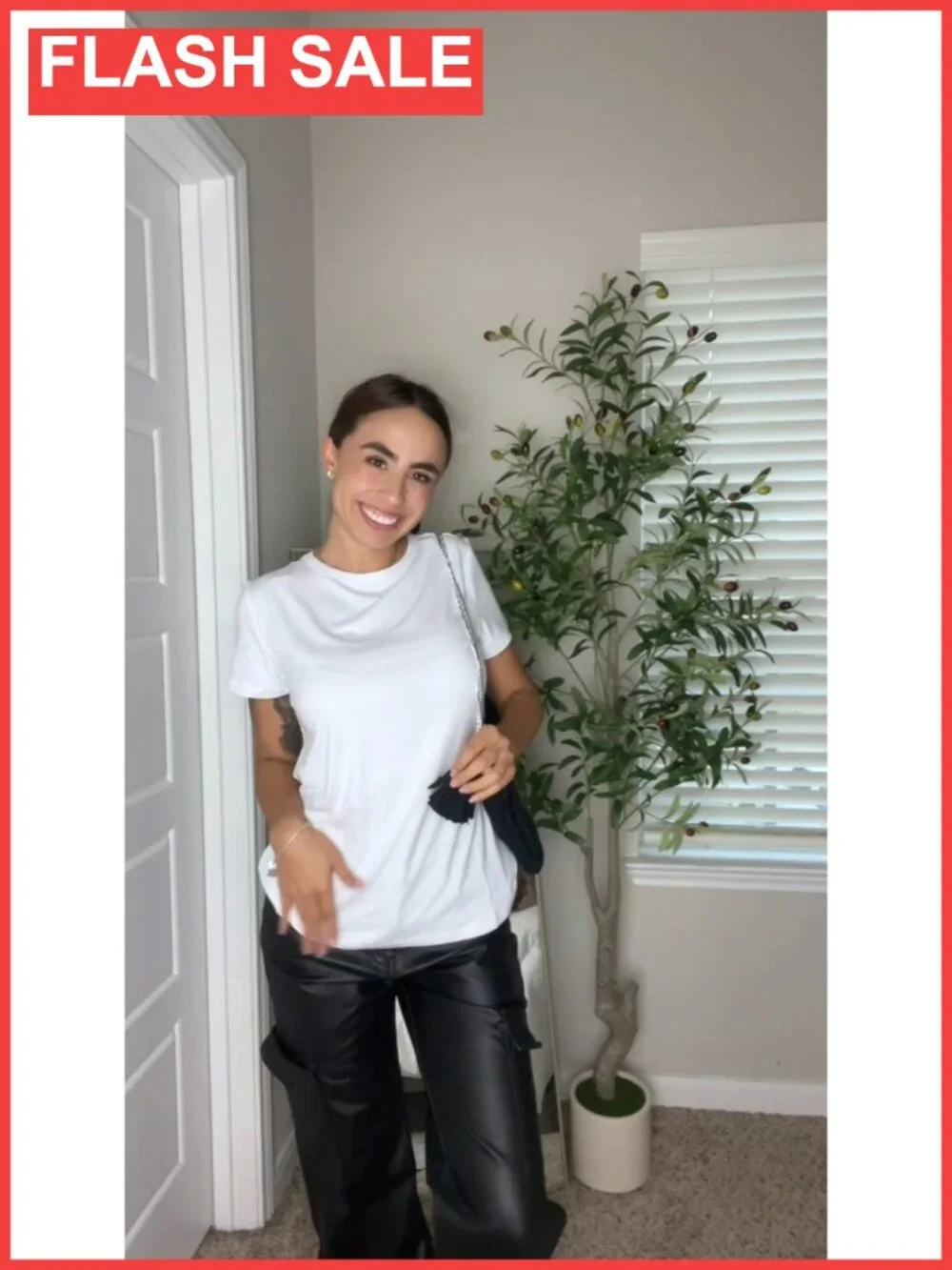 Womens Basic Crewneck Short Sleeve T-Shirt Rayon Blend Summer Top